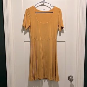 Old Navy Goldenrod Swing Dress - Size S